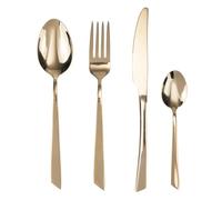 Villa d'Este Home Tivoli Set 24 Posate in Acciaio Inox Oro Lucido, Cut