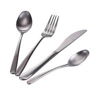 Villa d'Este Home Tivoli Set 24 Posate in Acciaio Inox Satinato, Drop