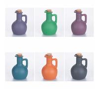 Villa d'Este Home Tivoli Set 6 Anfora mini oliera 250 ml, in vetro, tappo in sughero