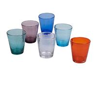 Villa d'Este Home Tivoli Set 6 bicchieri acqua 330 ml, in pasta di vetro soffiato, Infinito Cancun