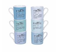 Villa d'Este Home Tivoli VICTIONARY SET 6 TAZZINE ASS SH OCEAN