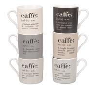 Villa d'Este Home Tivoli 5906603, Victionary Classic Set 6 tazzine caffè in new bone china 90 ml