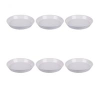 Villa deste Servizio piatti 6 Pezzi Fondi New Bone China Bianco 5918700 Delice