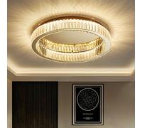 Villa Di Lusso Sala Da Pranzo Soggiorno Lampada Da Soffitto in Cristallo Lampadario A Soffitto Moderno Nordico Decorazione Domestica Apparecchi Di Illuminazione Ad Anello