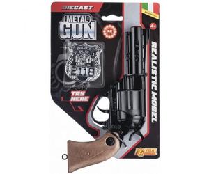 Villa Giocattoli VLL61510 Revolver Triton Black 12 Colpi