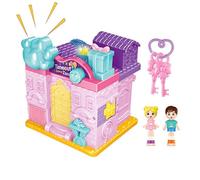 Villa Gioco - 17,5 Cm Casa Bambole | Casa Delle Bambole Castello ABS - Villa Giocattolo Con E Musica, Set Gio Co Fantasia Realistico Bambini 3+ Camera Aula Festa Compleanno Gioco Educativo