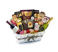 Villa Guelfa Cesto Natalizio Gastronomico ''Majestic'', Strenna di Natale con Prodotti Alimentari Regionali Tipici, Specialità Gastronomiche Gourmet in Confezione Regalo per Natale