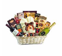 Villa Guelfa Cesto Natalizio Gastronomico ''Piazza Duomo'', Strenna di Natale con Prodotti Alimentari Regionali Tipici, Specialità Gastronomiche Gourmet in Confezione Regalo per Natale