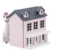Villa in kit per casa delle bambole in miniatura - Piccoli giocattoli fatti a mano | Villa piccola casa in miniatura, villa fai da te per ragazze, principesse e compleanno di bambini
