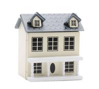 Villa in miniatura, Handmade Playhouse Craft Kit, Handcrafted Tiny House Project, Realistic Fairy Home Decor Set, Responsive Creative Building Set per adolescenti, adulti e hobby Enthusiasts