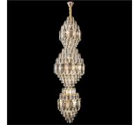 Villa Living Room Hotel Lobby Crystal Chandelier Complex Hollow Simple Rotating Staircase Long Chandelier