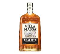 Villamassa Amaretto, Liquore di Mandorle Siciliane di Alta Qualità, Senza Coloranti e Conservanti, Sapore Dolce e Morbido, Bottiglia in Vetro da 70cl