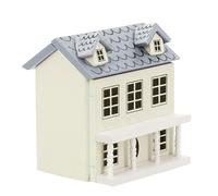 Villa Per Casa Delle Bambole In Miniatura - Kit Artigianato In Legno, Kit Modello Fatto A Mano | Un Set Fai Da Te Che Ti Permette Di Diverterti Montando Un Modello Dettagliato Di Una Villa Stile