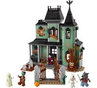 LEGO Creator 3 in 1 Villa Spettrale - Casa Giocattolo Interattiva che si Trasforma in Nave Fantasma o in Treno - Include 5 Minifigure - Regalo Creativo per Bambini e Bambine da 9 Anni in su - 31167