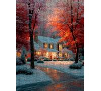 Villa Vista Puzzle 3000 Pezzi, 3D Puzzle per Adulti Impegnativo, Educa Puzzles Artistico, Divertente E Stimolante Puzzles Decorativo per La Famiglia, Regalo e Decorazione Pareti FNKL6-69