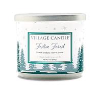 Village Candle Ð Candela Profumata Palle di Natale, in Giara di Vetro, Idea Regalo, Lunga Durata, S