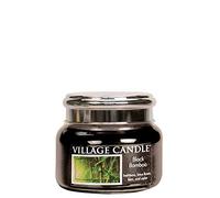 Village Candle - Candela profumata in barattolo di vetro, 737 ml, colore: Nero