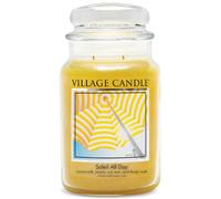 Village Candle Soleil all day candela profumata 26 oz 170 ore di durata