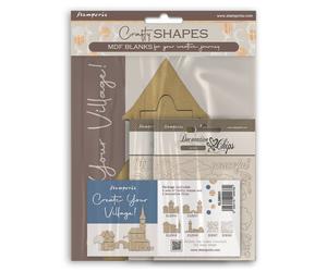 Village Kit Silent Sea sagome mdf e decorative chips