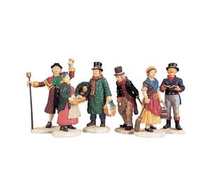 Village People Figurines Set of 6 Cod. 92356 Figurina Lemax