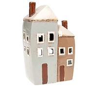 Village Pottery Cornish 2 Houses Tealight Ceramica