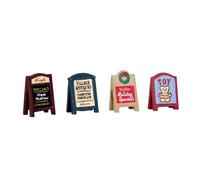 Lemax - Village Signs, Set Of 4