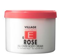 Village Vitamin E Bodycream Rose 500 ml
