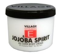 Village Vitamin E Crema corpo allo spirito di jojoba 500 ml