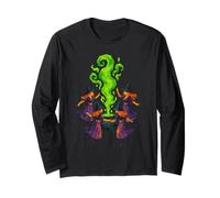 Village Witch Low Poly Geometrico Wicca Gothic Maglia a Manica
