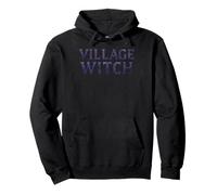 Village Witch Wicca Witchy Low Poly Felpa con Cappuccio