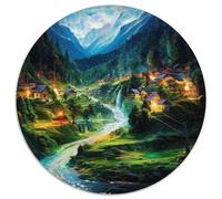 Villages 1000 Pezzi Di Puzzle Rotondo Classico Jigsaw Giocattolo Difficile E Impossibile Per Adulti E Bambini 1000pcs (67.5x67.5cm)