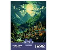 Villages Jigsaw Puzzle Impossibili 1000Pcs Decorazione Per La Casa. Giochi Rilassamento E Intelligence Per Adulti E Ragazzi Da 14 Anni 38x26cm/1000pcs
