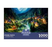 Villages1000 Piece Jigsaw Puzzles for Adults And Kids Educational Games Challenging Home Decors Great Gift Idea38x26cm/1000pcs