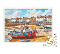 Villaggi pescatori costa Rompicapo 1000 Pezzi In cartone Extra Spesso, Un Classico Puzzle A Pezzi Per Pace Interiore, Ideale Per Sfida Personale, Regalo Di Compleanno Originale 38x26cm/1000pcs