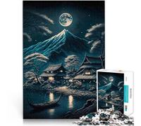 Villaggio asiatico della luna piena Puzzle da 2000 pezzi per adulti Giocattoli di gioco impegnativi è ideale come regalo per tutta la famiglia 70x100cm