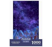 Villaggio di Gnomi sotto la Neve Stellata Puzzle 1000 Pezzi 52x38cm/1000pcs Gioco Educativo E Rilassante Creativo Per Tutte Le Età Regalo Decorativo