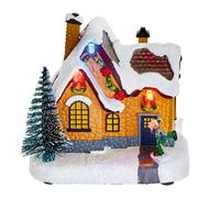 Villaggio Di Natale 12Cm Scena Illuminata A Batteria - Scegli Design