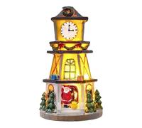 Villaggio Di Natale - Ornamento Illuminato Per La Torre 'orologio, Casa Per Le Vacanze Illuminata, Pezzo Da Esposizione Stagionale, Creatore Di Scene Festive Per La Camera Da Letto Studio | Centro