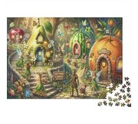 Villaggio fiabesco della frutta Puzzle 1000 Pezzi,Sfida Impossibile,dai 14 Anni,Decorazione Casa,Adulti E Ragazzi,Gioco Educativo,Cartone Di Qualità,Idea Regalo,Antistress 38x26cm