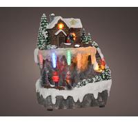 VILLAGGIO INNEVATO CON LUCI 17x19x24 KAEMINGK