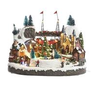 Kaemingk Paesaggio Villaggio Invernale n:37 con LED luce calda, musicale 25,5 x 39 x 31,5 cm 25 l