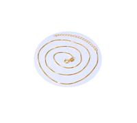 Villana Femminile Ciondolo Ciondolo Round Necklace Collana Femminile Bianca 40 cm Una Collana gialla-40 cm-a