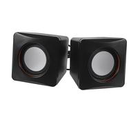 VILLCASE 1 Paio Altoparlanti Mini USB Portatili per Computer Altoparlanti Scrivania Compatti con USB per Laptop e Desktop per Regali Compleanno