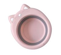 VILLCASE 1 Pz Kitten Washbasin Bath Portatile Gatto Lavaggio Piscina Per Gatti Bacini Pieghevoli Lavabi Pieghevoli Lavabo Per Piccola Vasca Pieghevole Rosa