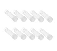 VILLCASE 10 Pezzi Organizer per Aghi da Cucito Trasparente Tubo di Stoccaggio in Plastica Resistente e Sicuro per Piccoli Oggetti Contenitore Portatile per Accessori Cucito e Gioielli