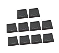 VILLCASE 10 Pezzi Poggiagambe Del Tavolo Tappeto Marrone Di Grandi Dimensioni Feltrini Per Mobili Gambe Dei Mobili Tappi Per Le Gambe Della Sedia Scivola Brown Plastica