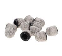 VILLCASE 10 Pezzi Punta del condensatore suggerimenti per la sostituzione penna touchscreen punte capacitive stilo per suggerimenti per lo stilo punte in fibra a rete argento