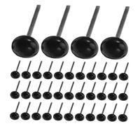 VILLCASE 100pezzi Occhi di Vetro per Infeltrimento Ad Ago Bulbi Oculari Neri per Bambole Occhi di Sicurezza per Giocattoli all Uncinetto Peluche e Decorazioni Fai da Te