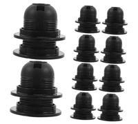 VILLCASE 10pezzi Portalampada in Ceramica Paralume Base per Lampada da Soffitto Portalampada per Armadio Sostituzione Rapida della Lampadina Costruzione Durevole per Stanze e Spazi Ampi