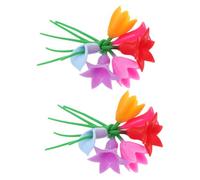 VILLCASE 12 Pezzi Marcatore per Bicchieri in Silicone a Forma di Fiore, Identificatore Unico per Bicchieri da Vino, Adatto per Feste e Raduni, Decorativo e Riutilizzabile Colore Casuale
